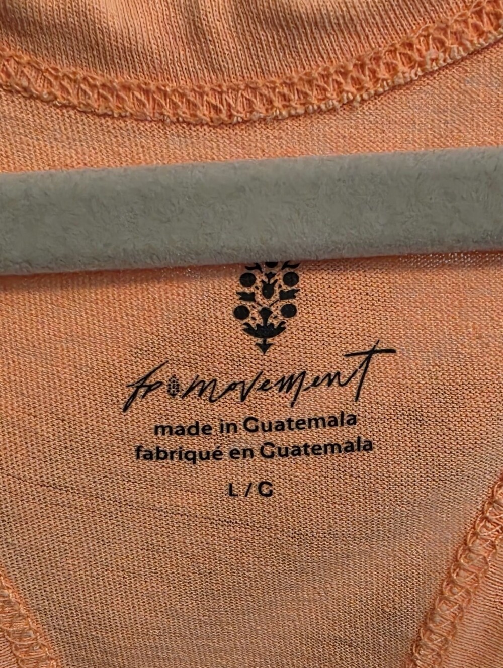 Free People Orange OVERSIZED tank Top.